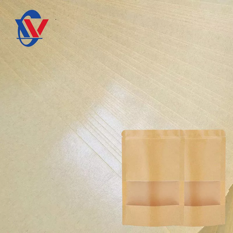 Kertas kraft kuning berlapis